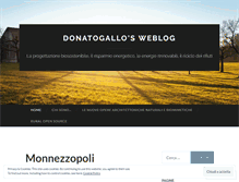 Tablet Screenshot of donatogallo.wordpress.com