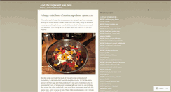 Desktop Screenshot of andthecupboardwasbare.wordpress.com