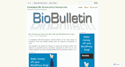 Desktop Screenshot of biobulletinblog.wordpress.com