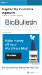 Mobile Screenshot of biobulletinblog.wordpress.com