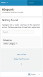 Mobile Screenshot of 60spunk.wordpress.com