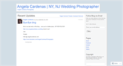 Desktop Screenshot of angphoto.wordpress.com