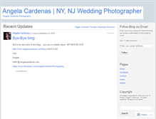 Tablet Screenshot of angphoto.wordpress.com