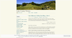Desktop Screenshot of lakecountywriters.wordpress.com