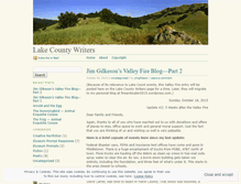 Tablet Screenshot of lakecountywriters.wordpress.com