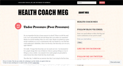 Desktop Screenshot of healthcoachmeg.wordpress.com