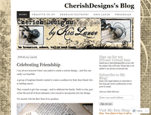 Tablet Screenshot of cherishdesigns.wordpress.com