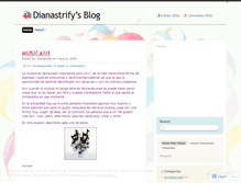 Tablet Screenshot of dianastrify.wordpress.com
