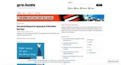 Desktop Screenshot of gotoaustria.wordpress.com