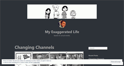 Desktop Screenshot of exaggeratedlife.wordpress.com