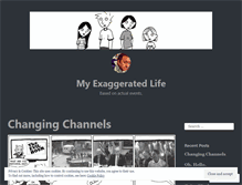 Tablet Screenshot of exaggeratedlife.wordpress.com