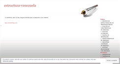 Desktop Screenshot of estructuravenezuela.wordpress.com