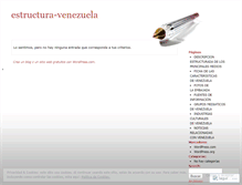 Tablet Screenshot of estructuravenezuela.wordpress.com