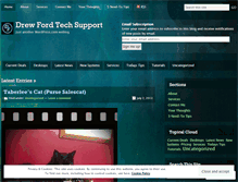 Tablet Screenshot of drewfordtechsupport.wordpress.com