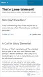 Mobile Screenshot of lamertainment.wordpress.com