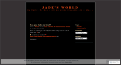 Desktop Screenshot of jadesworld.wordpress.com