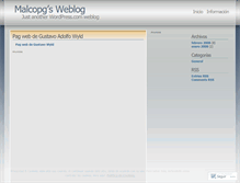 Tablet Screenshot of malcopg.wordpress.com