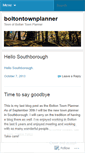 Mobile Screenshot of boltontownplanner.wordpress.com