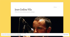 Desktop Screenshot of joancodinavila.wordpress.com