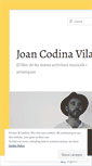 Mobile Screenshot of joancodinavila.wordpress.com