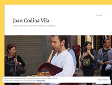Tablet Screenshot of joancodinavila.wordpress.com