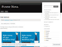 Tablet Screenshot of funnynova.wordpress.com