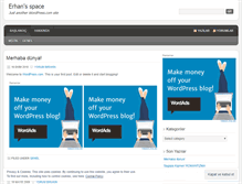 Tablet Screenshot of erhan739.wordpress.com