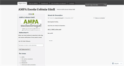 Desktop Screenshot of ampacoloniaguell.wordpress.com