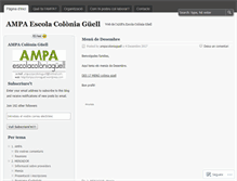 Tablet Screenshot of ampacoloniaguell.wordpress.com