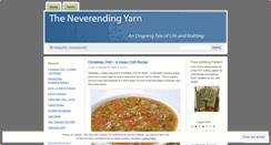Desktop Screenshot of neverendingyarn.wordpress.com