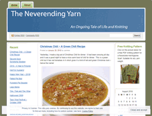 Tablet Screenshot of neverendingyarn.wordpress.com
