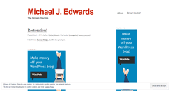 Desktop Screenshot of michaeljedwards.wordpress.com