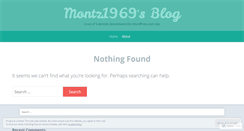 Desktop Screenshot of montz1969.wordpress.com