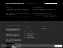 Tablet Screenshot of meganhilephotography.wordpress.com