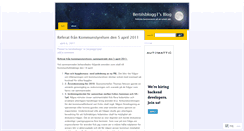 Desktop Screenshot of bertilsblogg1.wordpress.com