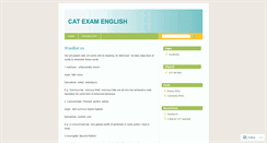 Desktop Screenshot of catenglish.wordpress.com
