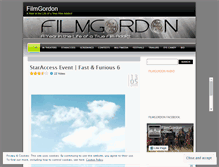 Tablet Screenshot of filmgordon.wordpress.com
