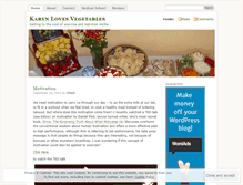 Tablet Screenshot of karynlovesvegetables.wordpress.com