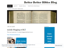 Tablet Screenshot of betterbetterbibles.wordpress.com