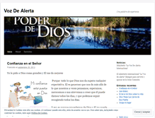 Tablet Screenshot of lavozdealerta.wordpress.com