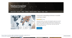 Desktop Screenshot of etudiantcongolais.wordpress.com