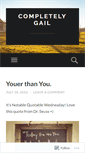 Mobile Screenshot of completelygail.wordpress.com