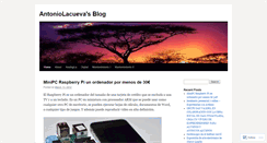 Desktop Screenshot of antoniolacueva.wordpress.com