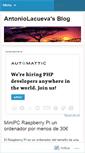 Mobile Screenshot of antoniolacueva.wordpress.com