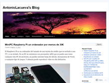 Tablet Screenshot of antoniolacueva.wordpress.com