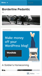 Mobile Screenshot of borderlinepedantic.wordpress.com