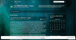 Desktop Screenshot of otiracimm.wordpress.com