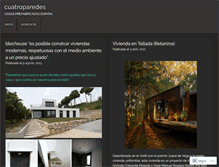Tablet Screenshot of cuatroparedesprefabricadas.wordpress.com