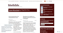 Desktop Screenshot of bluthilde.wordpress.com
