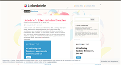 Desktop Screenshot of liebesbriefe.wordpress.com